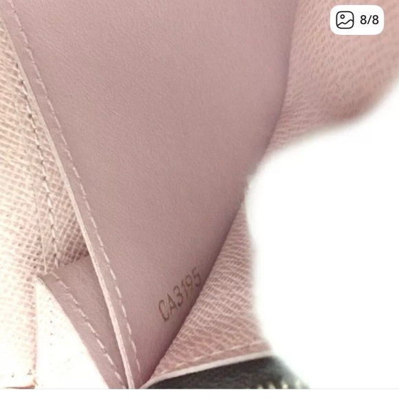 Louis Vuitton Damier Portefeuille Carissa long bifold wallet - Picture 6 of 7